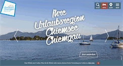 Desktop Screenshot of chiemsee-chiemgau.info